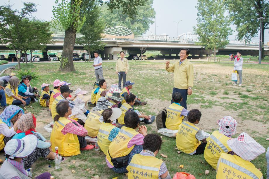 홍성열 증평군수, 폭염 취약사업장 및 무더위쉼터 현장점검