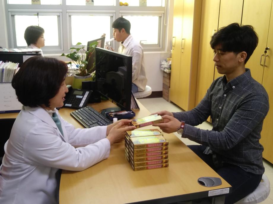 “오는 14일 증평보건소 찾아 금연초콜릿 받고 금연 결심하세요”