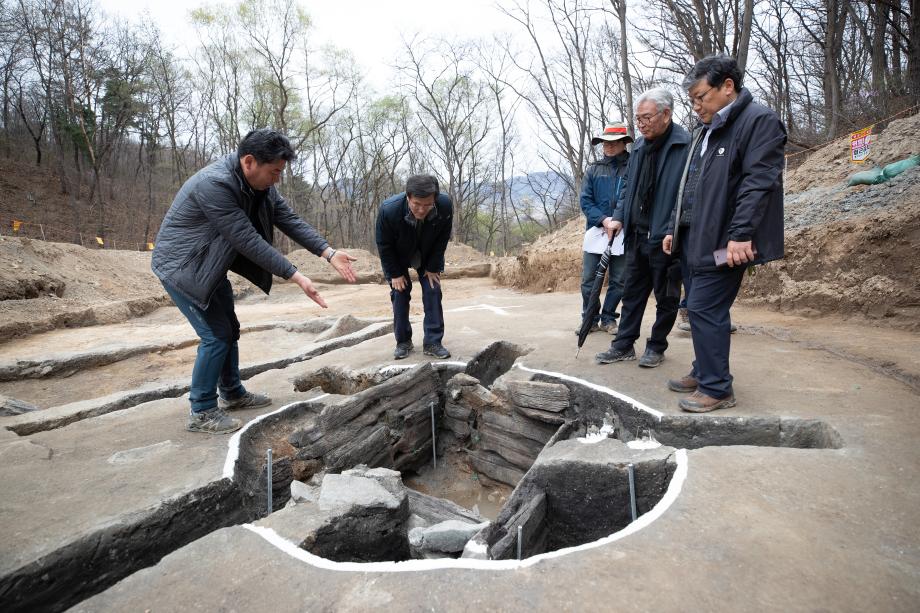 추성산성 8차 발굴조사 현장 설명회