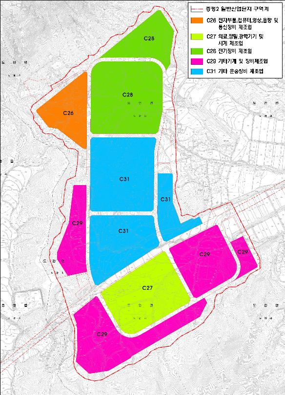 증평2일반산업단지 실시계획 승인 고시