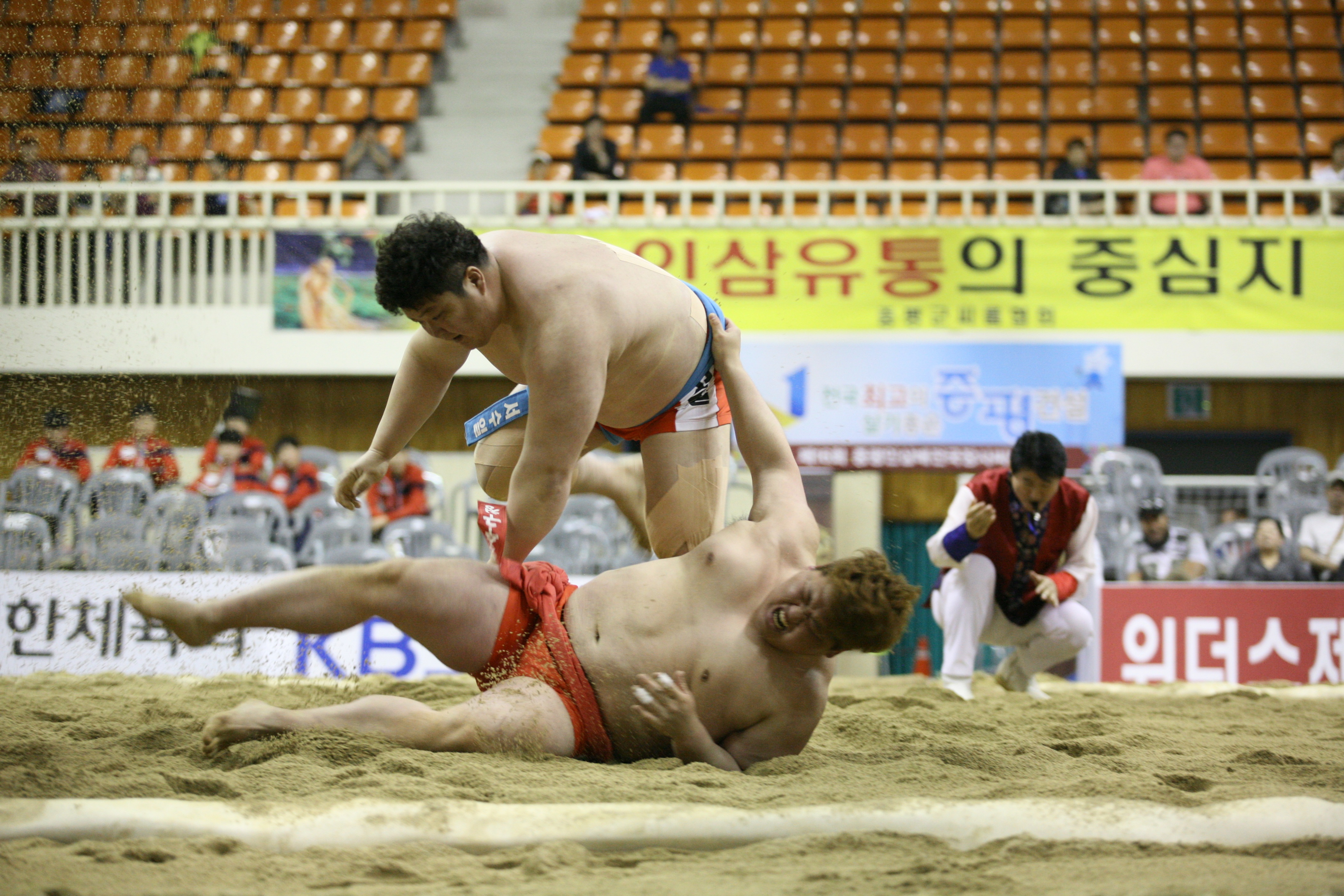 ‘증평군청인삼씨름단 서수일 장사급 우승’